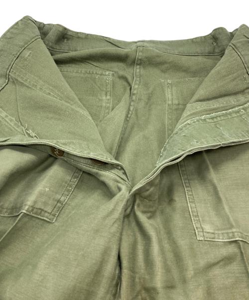 US ARMY（ユーエスアーミー）US ARMY (ユーエスアーミー) 50'sコットンサテンベイカーパンツ/Cotton Sateen Baker Pants オリーブ サイズ:不明の古着・服飾アイテム