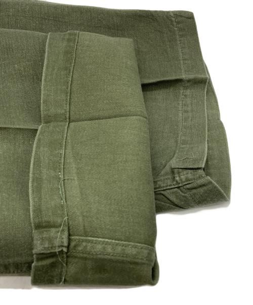 US ARMY（ユーエスアーミー）US ARMY (ユーエスアーミー) 50'sコットンサテンベイカーパンツ/Cotton Sateen Baker Pants オリーブ サイズ:不明の古着・服飾アイテム