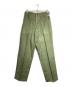 US ARMY（ユーエスアーミー）の古着「50'sコットンサテンベイカーパンツ/Cotton Sateen Baker Pants」｜オリーブ