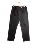 LEVI'Sリーバイス）の古着「USA製ブラックデニムパンツ」｜ブラック
