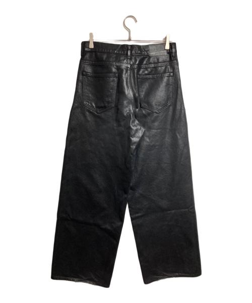 LAD MUSICIAN（ラッドミュージシャン）LAD MUSICIAN (ラッドミュージシャン) 12oz COATING DENIM STRAIGHT PANTS/12オンス コーティングデニム ストレートパンツ ブラック サイズ:44の古着・服飾アイテム