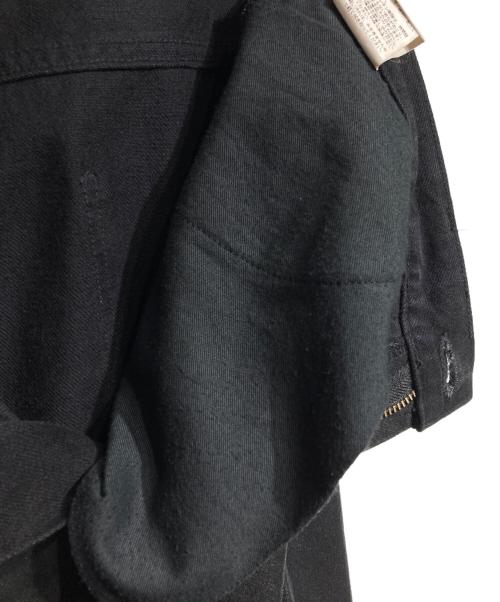 LAD MUSICIAN（ラッドミュージシャン）LAD MUSICIAN (ラッドミュージシャン) 12oz COATING DENIM STRAIGHT PANTS/12オンス コーティングデニム ストレートパンツ ブラック サイズ:44の古着・服飾アイテム