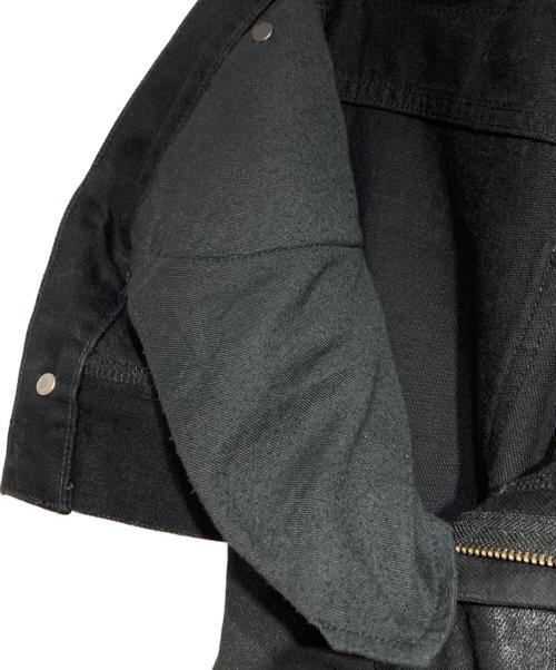 LAD MUSICIAN（ラッドミュージシャン）LAD MUSICIAN (ラッドミュージシャン) 12oz COATING DENIM STRAIGHT PANTS/12オンス コーティングデニム ストレートパンツ ブラック サイズ:44の古着・服飾アイテム