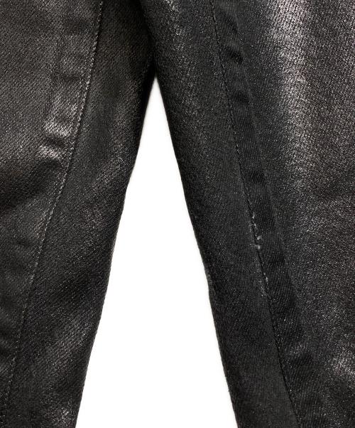 LAD MUSICIAN（ラッドミュージシャン）LAD MUSICIAN (ラッドミュージシャン) 12oz COATING DENIM STRAIGHT PANTS/12オンス コーティングデニム ストレートパンツ ブラック サイズ:44の古着・服飾アイテム