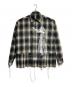 emary（エメリー）の古着「About a Girl graffiti check shirt/グラフィティチェックシャツ」｜アイボリー×グレー