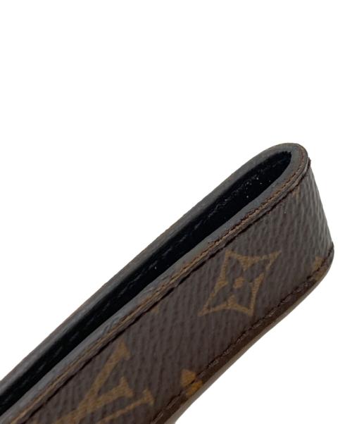 LOUIS VUITTON（ルイ ヴィトン）LOUIS VUITTON (ルイ ヴィトン) Key Holder LV Dragonne/LVドラゴンヌ ブラウン×ブラックの古着・服飾アイテム