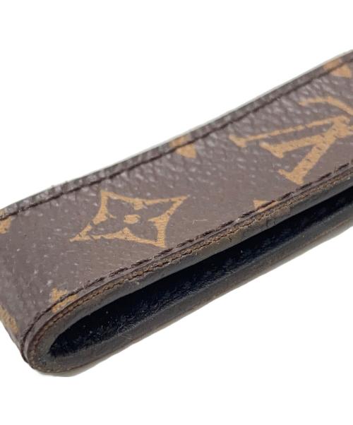 LOUIS VUITTON（ルイ ヴィトン）LOUIS VUITTON (ルイ ヴィトン) Key Holder LV Dragonne/LVドラゴンヌ ブラウン×ブラックの古着・服飾アイテム