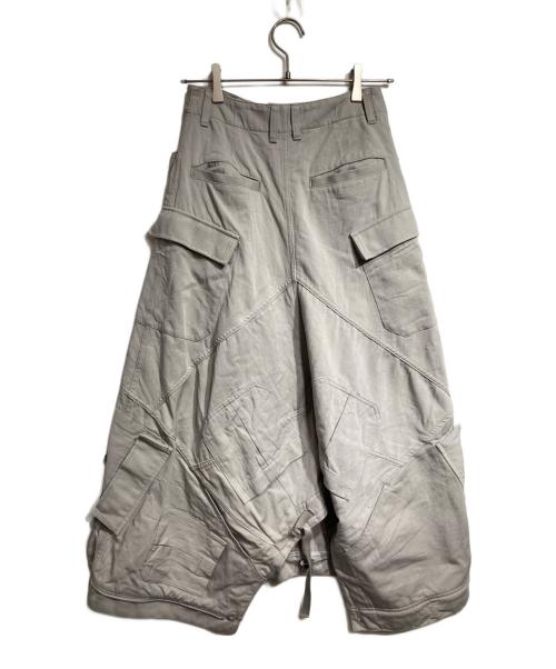 beautiful people（ビューティフルピープル）beautiful people (ビューティフルピープル) double-end chino cloth cargo skirt/ダブルエンド チノクロス カーゴスカート グレー サイズ:36の古着・服飾アイテム