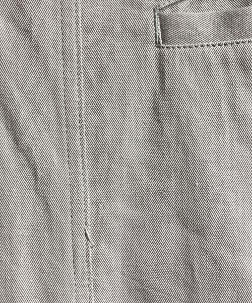 beautiful people（ビューティフルピープル）beautiful people (ビューティフルピープル) double-end chino cloth cargo skirt/ダブルエンド チノクロス カーゴスカート グレー サイズ:36の古着・服飾アイテム