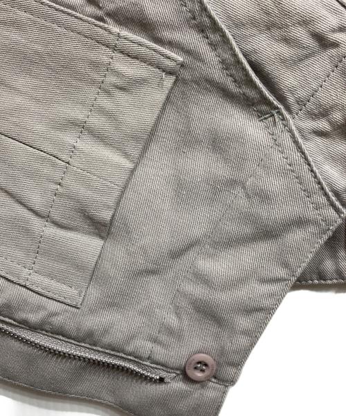 beautiful people（ビューティフルピープル）beautiful people (ビューティフルピープル) double-end chino cloth cargo skirt/ダブルエンド チノクロス カーゴスカート グレー サイズ:36の古着・服飾アイテム
