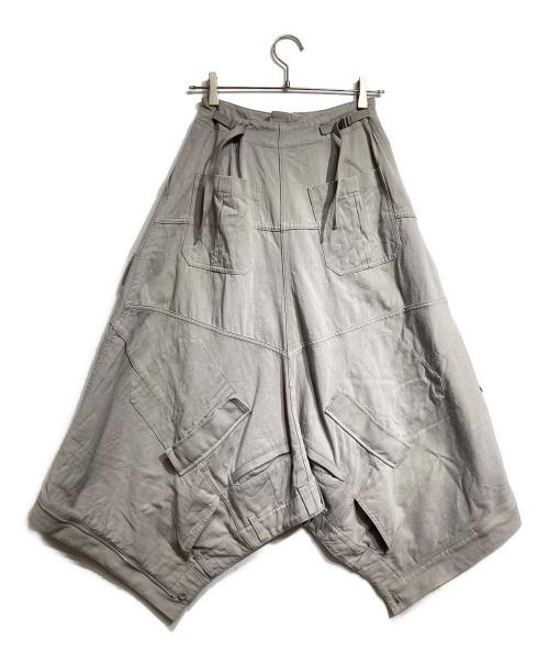 beautiful people（ビューティフルピープル）beautiful people (ビューティフルピープル) double-end chino cloth cargo skirt/ダブルエンド チノクロス カーゴスカート グレー サイズ:36の古着・服飾アイテム
