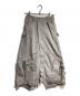 beautiful people（ビューティフルピープル）の古着「double-end chino cloth cargo skirt/ダブルエンド チノクロス カーゴスカート」｜グレー