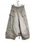 beautiful people (ビューティフルピープル) double-end chino cloth cargo skirt/ダブルエンド チノクロス カーゴスカート グレー サイズ:36：25000円