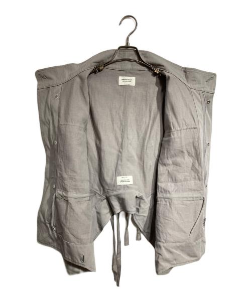 beautiful people（ビューティフルピープル）beautiful people (ビューティフルピープル) double-end british chino cloth vest/ダブルエンドの英国製チノクロスベスト グレー サイズ:36の古着・服飾アイテム
