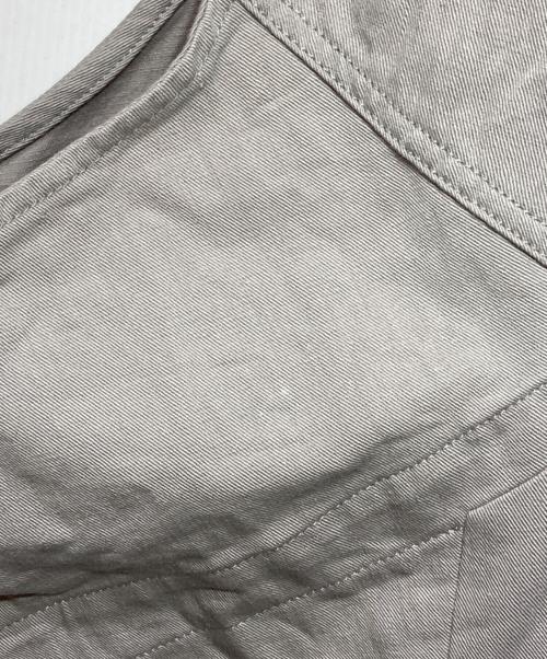 beautiful people（ビューティフルピープル）beautiful people (ビューティフルピープル) double-end british chino cloth vest/ダブルエンドの英国製チノクロスベスト グレー サイズ:36の古着・服飾アイテム