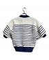 sacai (サカイ) ボリュームボーダーニット/Oversized Striped Sweater ネイビー×ホワイト サイズ:1：22000円