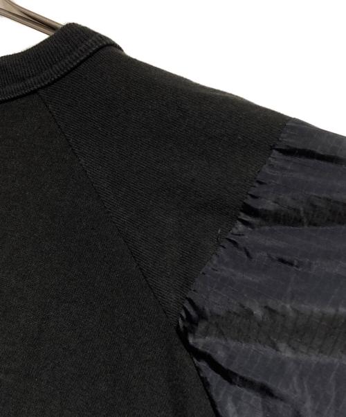sacai（サカイ）sacai (サカイ) ドローコードクロップドTシャツ/Drawstring Crop Tee ブラック サイズ:1の古着・服飾アイテム