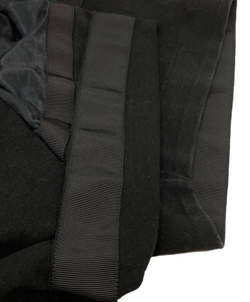 sacai（サカイ）sacai (サカイ) ドローコードクロップドTシャツ/Drawstring Crop Tee ブラック サイズ:1の古着・服飾アイテム