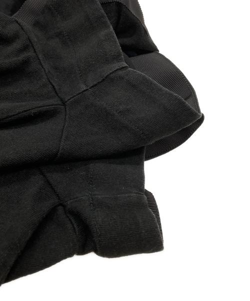 sacai（サカイ）sacai (サカイ) ドローコードクロップドTシャツ/Drawstring Crop Tee ブラック サイズ:1の古着・服飾アイテム