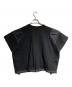 sacai (サカイ) ドローコードクロップドTシャツ/Drawstring Crop Tee ブラック サイズ:1：14000円