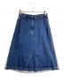 LOEWE（ロエベ）の古着「バイカラーデニムスカート/Bi-color denim skirt」｜インディゴ