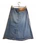LOEWE (ロエベ) バイカラーデニムスカート/Bi-color denim skirt インディゴ サイズ:36：25000円