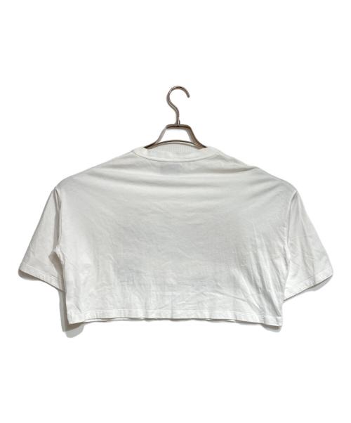 LOEWE（ロエベ）LOEWE (ロエベ) Paula's Ibiza (パウラズ・イビザ) ストローハットクロップドTシャツ/Straw hat cropped t-shirt ホワイト サイズ:XSの古着・服飾アイテム