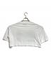 LOEWE (ロエベ) Paula's Ibiza (パウラズ・イビザ) ストローハットクロップドTシャツ/Straw hat cropped t-shirt ホワイト サイズ:XS：20000円