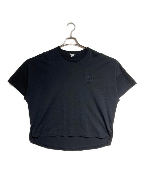 LOEWE（ロエベ）LOEWE (ロエベ) アナグラムクロップド丈Tシャツ/Anagram Cropped T-shirt  ブラック サイズ:XSの古着・服飾アイテム