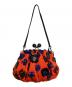 JAMIN PUECH（ジャマンピュエッシュ）の古着「2WAYがま口ショルダーバッグ/2-Way Kiss-Lock Shoulder Bag」｜オレンジ×ブルー