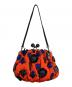 JAMIN PUECH (ジャマンピュエッシュ) 2WAYがま口ショルダーバッグ/2-Way Kiss-Lock Shoulder Bag オレンジ×ブルー：25000円