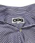 中古・古着 CDG (シーディージー) バックプリントストライプシャツ/Striped shirt ブルー サイズ:S：13000円