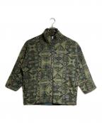 Patagoniaパタゴニア）の古着「Printed Lightweight Synchilla Sweater/プリンテッドライトウェイトシンチラセーター」｜グリーン