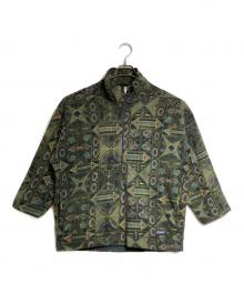Patagonia（パタゴニア）の古着「Printed Lightweight Synchilla Sweater/プリンテッドライトウェイトシンチラセーター」｜グリーン