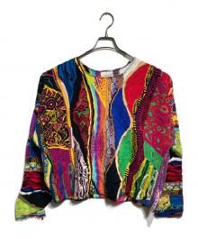 Coogi（クージー）の古着「3Dコラージュニット/Collage knitwear」｜マルチカラー