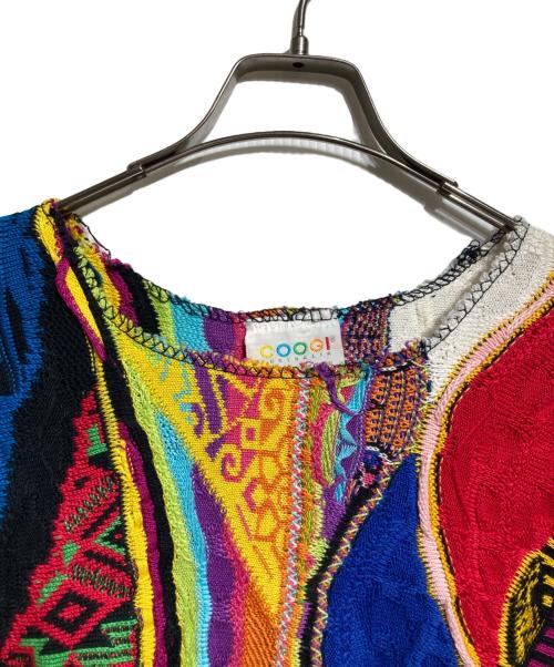 Coogi（クージー）Coogi (クージー) 3Dコラージュニット/Collage knitwear マルチカラー サイズ:Sの古着・服飾アイテム