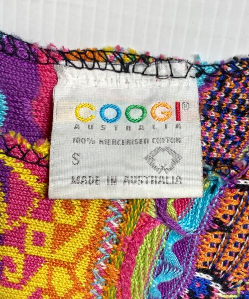 Coogi（クージー）Coogi (クージー) 3Dコラージュニット/Collage knitwear マルチカラー サイズ:Sの古着・服飾アイテム