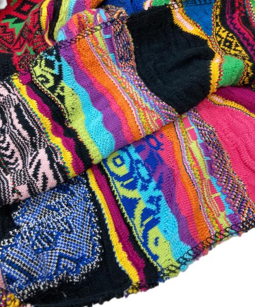Coogi（クージー）Coogi (クージー) 3Dコラージュニット/Collage knitwear マルチカラー サイズ:Sの古着・服飾アイテム