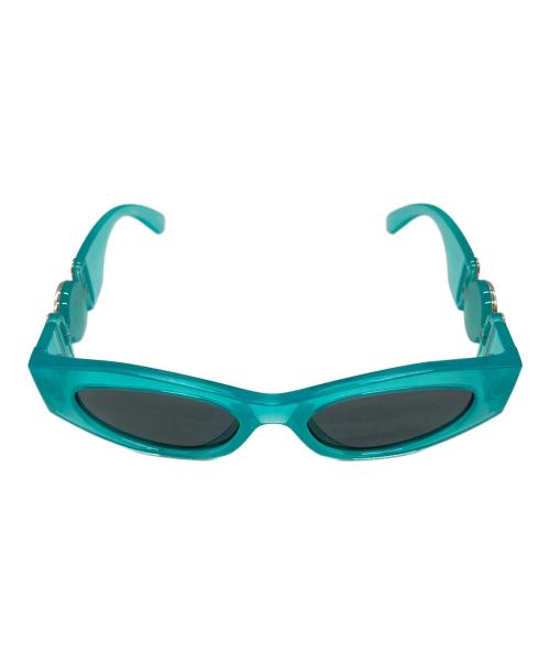 VERSACE（ヴェルサーチェ）VERSACE (ヴェルサーチェ) メデューサモチーフサングラス/Medusa motif sunglasses ブルー サイズ:SIZE 51□18-140の古着・服飾アイテム
