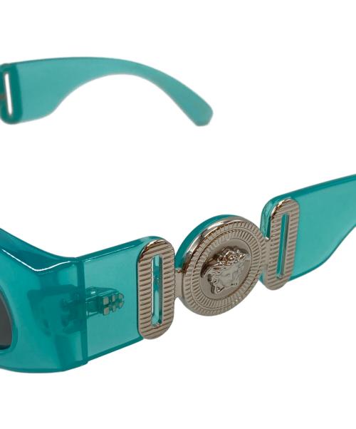 VERSACE（ヴェルサーチェ）VERSACE (ヴェルサーチェ) メデューサモチーフサングラス/Medusa motif sunglasses ブルー サイズ:SIZE 51□18-140の古着・服飾アイテム