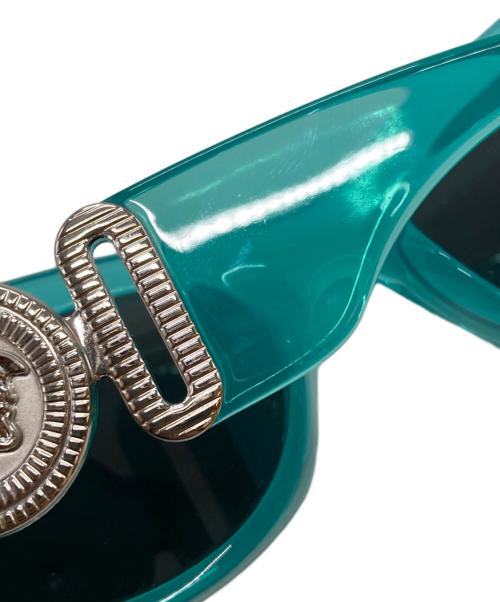 VERSACE（ヴェルサーチェ）VERSACE (ヴェルサーチェ) メデューサモチーフサングラス/Medusa motif sunglasses ブルー サイズ:SIZE 51□18-140の古着・服飾アイテム