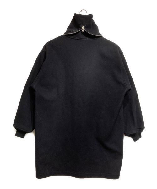 COMOLI（コモリ）COMOLI (コモリ) メルトンフーデッドコート/Melton hooded coat ブラック サイズ:3の古着・服飾アイテム