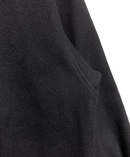 COMOLI（コモリ）COMOLI (コモリ) メルトンフーデッドコート/Melton hooded coat ブラック サイズ:3の古着・服飾アイテム