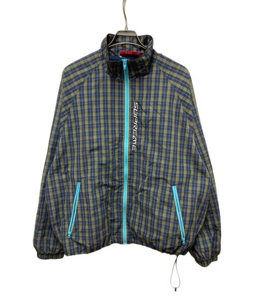 SUPREME（シュプリーム）Supreme (シュプリーム) 25FW Plaid Track Jacket ネイビー×グリーン サイズ:Mの古着・服飾アイテム