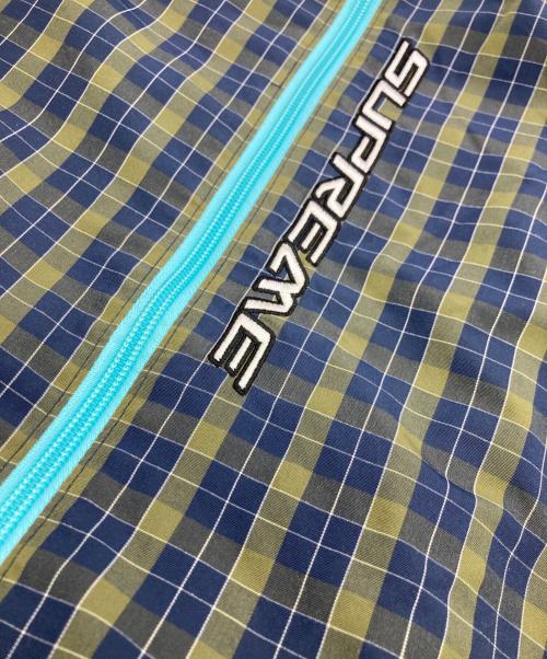 SUPREME（シュプリーム）Supreme (シュプリーム) 25FW Plaid Track Jacket ネイビー×グリーン サイズ:Mの古着・服飾アイテム