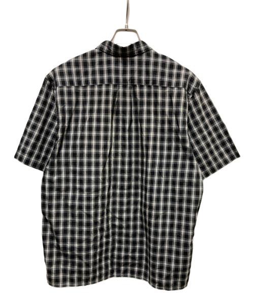 SUPREME（シュプリーム）Supreme (シュプリーム) Mini Plaid S/S Shirt ブラック×グレー サイズ:Mの古着・服飾アイテム
