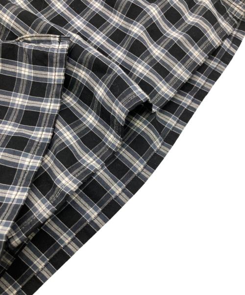 SUPREME（シュプリーム）Supreme (シュプリーム) Mini Plaid S/S Shirt ブラック×グレー サイズ:Mの古着・服飾アイテム