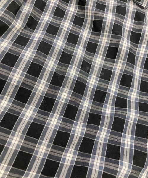 SUPREME（シュプリーム）Supreme (シュプリーム) Mini Plaid S/S Shirt ブラック×グレー サイズ:Mの古着・服飾アイテム