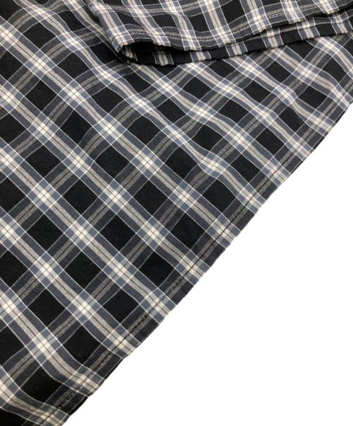 SUPREME（シュプリーム）Supreme (シュプリーム) Mini Plaid S/S Shirt ブラック×グレー サイズ:Mの古着・服飾アイテム