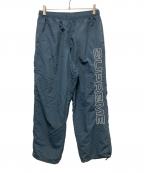 SUPREMEシュプリーム）の古着「Spellout Embroidered Track Pant」｜ブルー